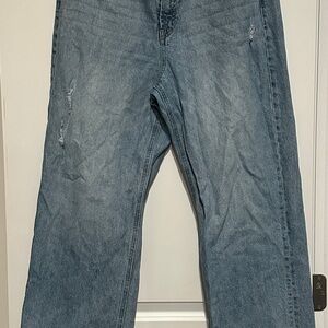 Women's Old Navy Extra High Rise Wide Leg Jeans